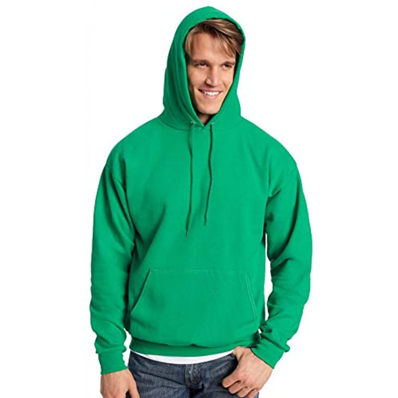 Hanes Men's Fleece Full Cut Athletic Hooded Pullover