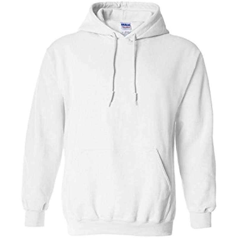 Hooded Pullover Sweat Shirt Heavy Blend 50 50 7.75 oz. by Gildan Style# 18500 X-Large White