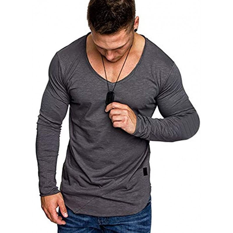 Lexiart Mens Fashion Athletic Sweatshirt Sport Pullover Shirts Solid Color Sweater Hoodie