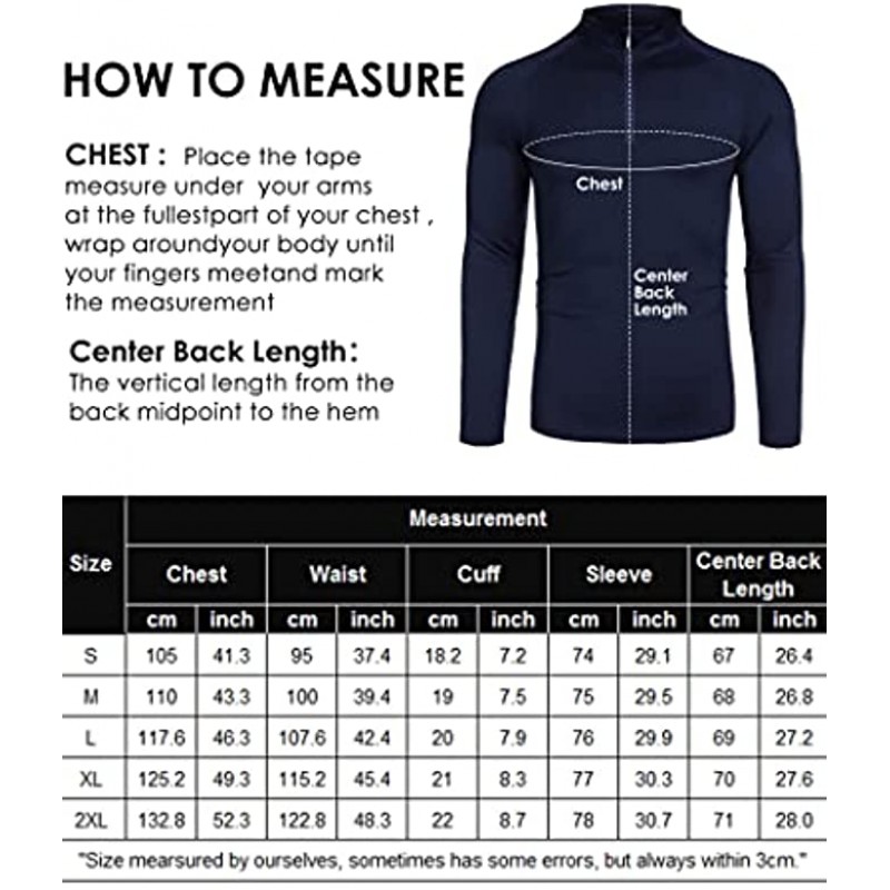 COOFANDY Men's 1 4 Zip Pullover Quarter Zip Fitted Running Shirt Long Sleeve Gym Quick Dry Lightweight Workout Shirts