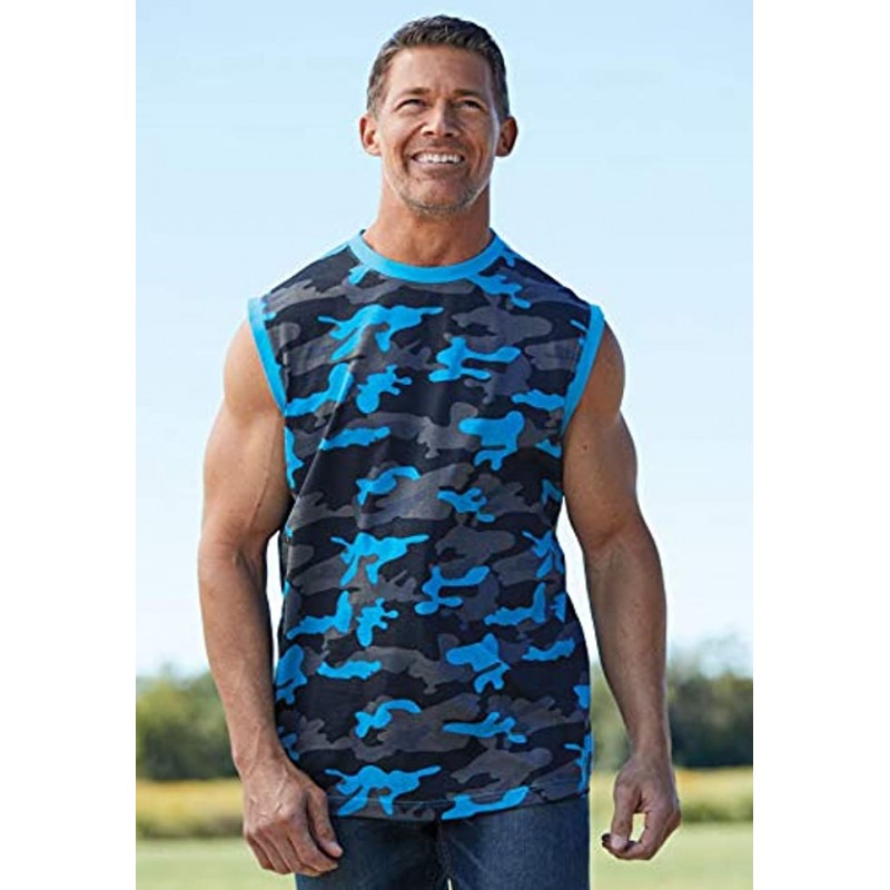 KingSize Men's Big & Tall Shrink-Less™ Lightweight Muscle T-Shirt
