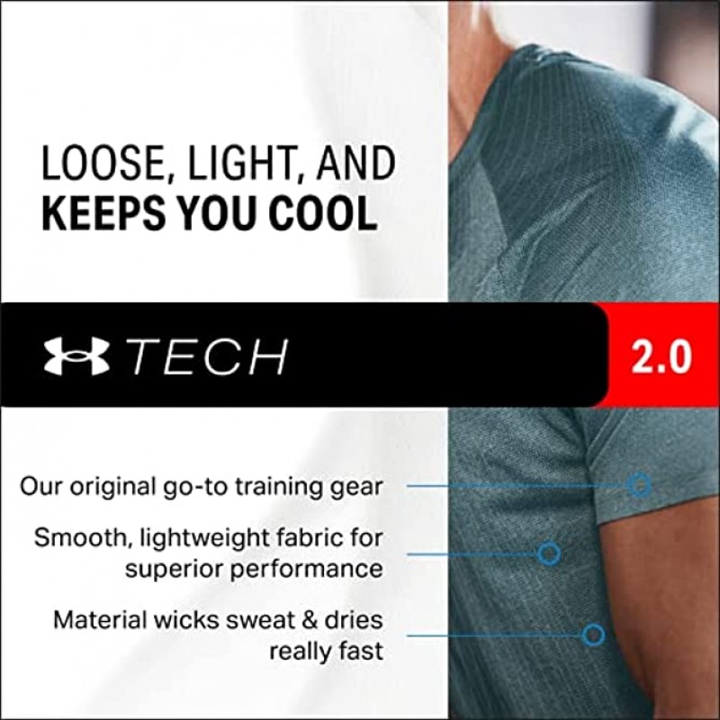 Under Armour Men's Tech 2.0 1 2 Zip-up T-Shirt