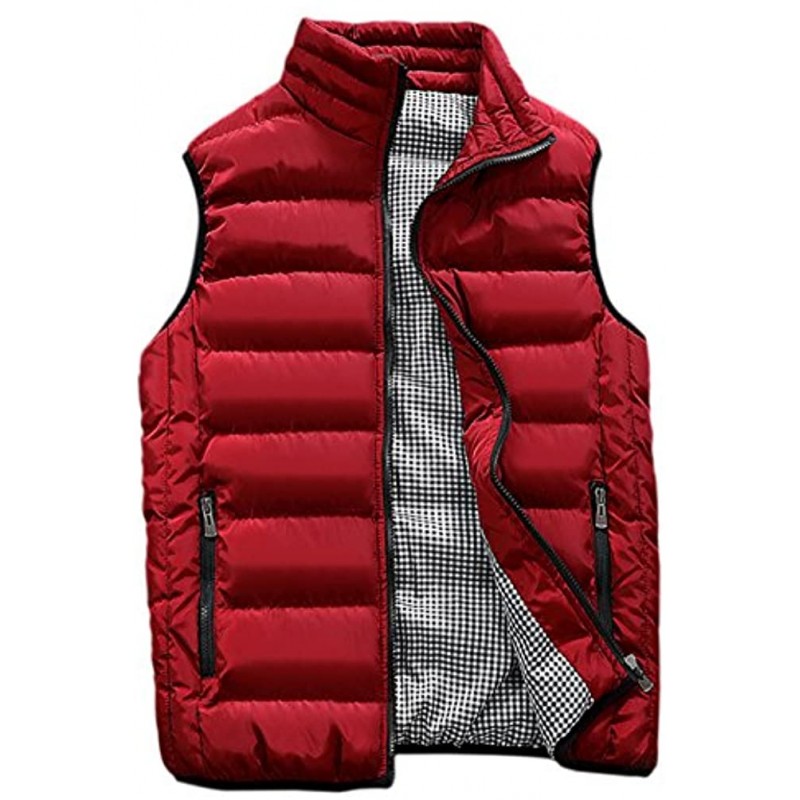 HOW'ON Men's Outdoor Casual Classic Quilted Vest