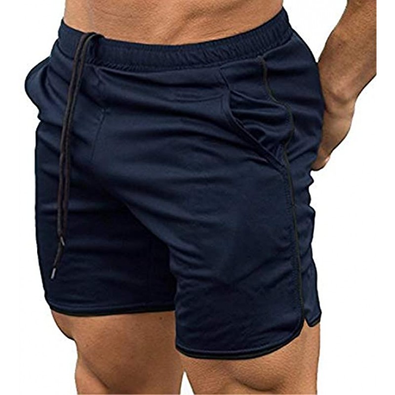 COOFANDY Men's 2 Pack Fitted Workout Shorts Bodybuilding Sporting Running Training Jogger Gym Short Pants with Pockets