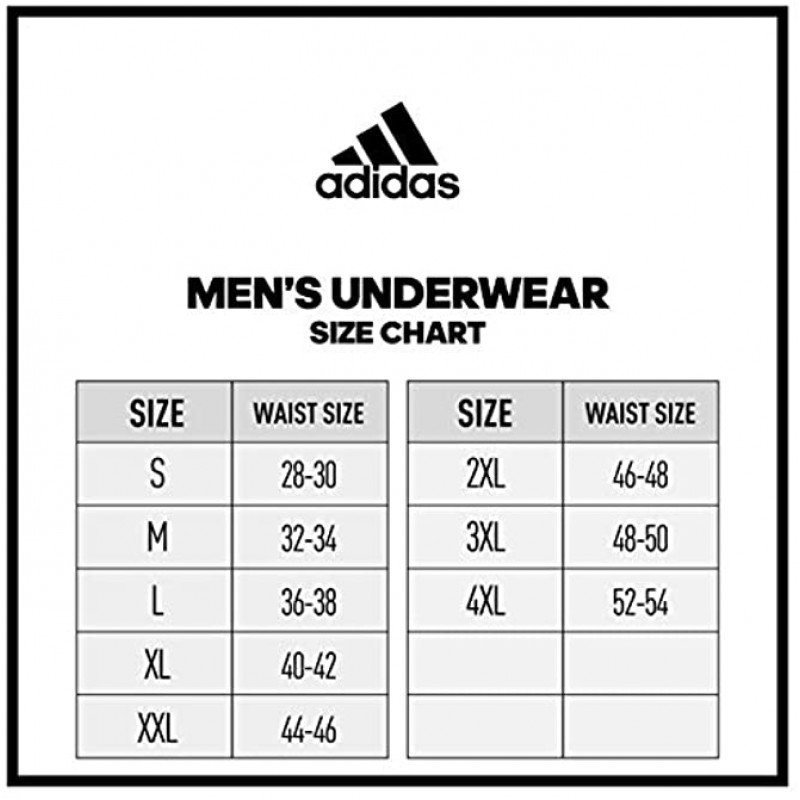 adidas Men's Performance Boxer Brief Underwear 3-Pack