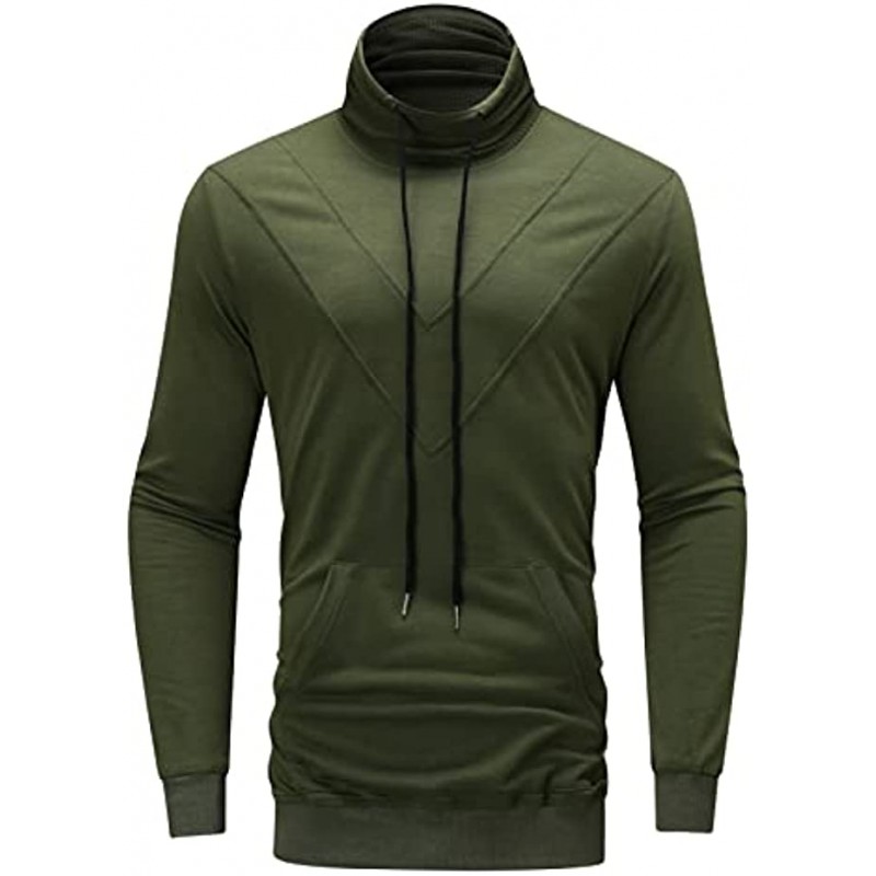 Tops for Men Athletic Hoodies Solid Color Pullover Casual Sport Sweatshirt Gym Shirt Lightweight Outdoor Workwear Pullover