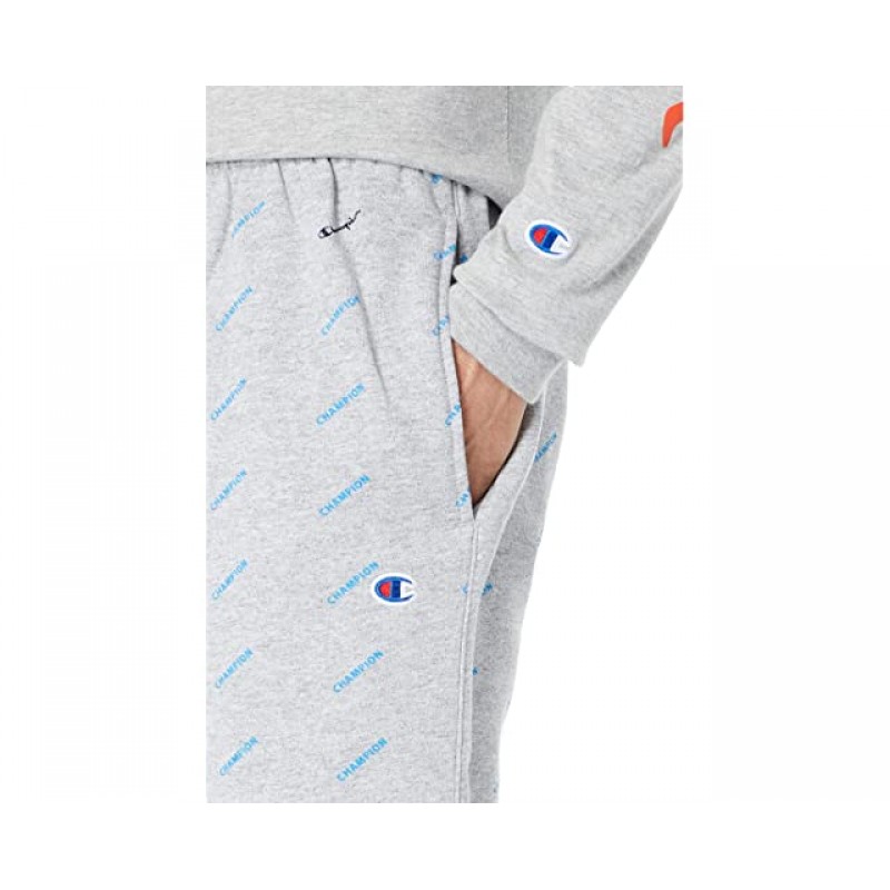 Champion Powerblend® All Over Print Joggers Champion Legend Oxford Grey