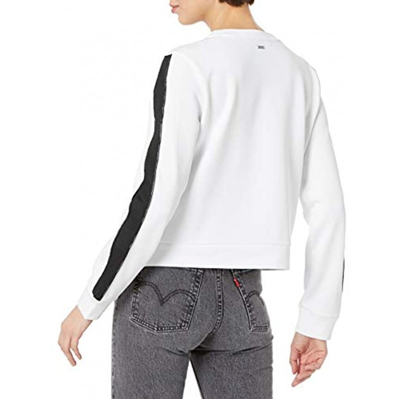 AX Armani Exchange Women's Side Taping Pullover Sweatshirt