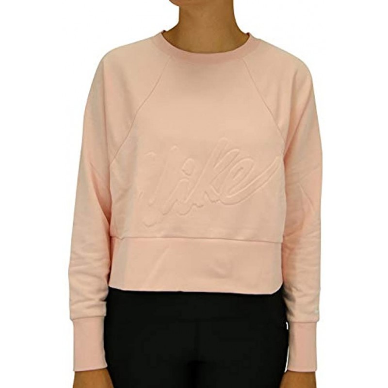 Nike Womens Dry Fleece Get Fit Lux Crew Sweatshirts CD4308-682 Size